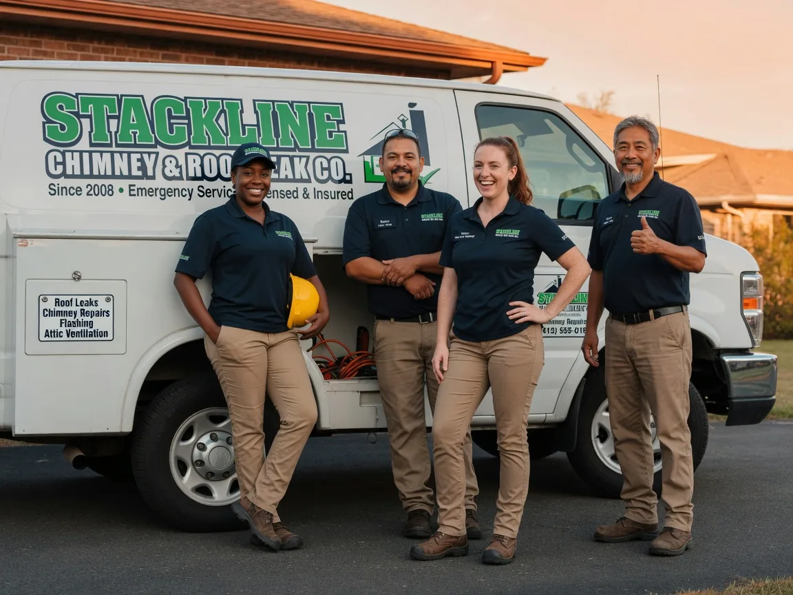 Chimney flashing repair company in Buchtel, OH